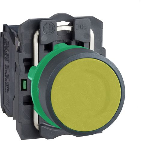 Bouton Poussoir Marche 1 NO SCHNEIDER XB5-AA51 JAUNE