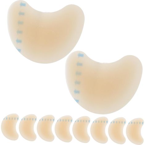 Protection de talon en gel, coussinets anti-usure, lot 10, 6,2 x (1/5)