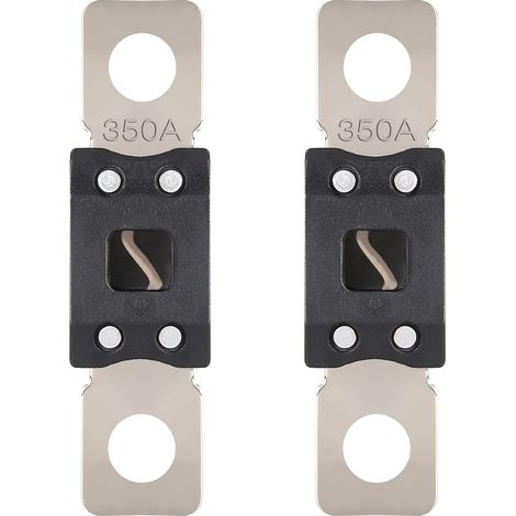 Mega Fusible 350A Voiture 350 Ampères Visser Fusibles pour Auto à Courant Élévé pour Caravanes Camion Bus (2 Pièces) (1/4)