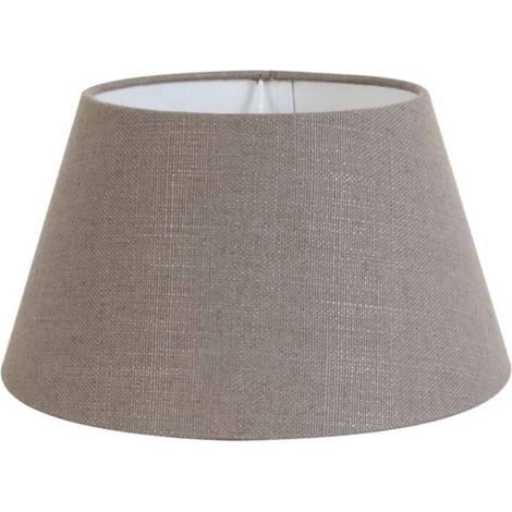 Light & Living - paralume - Livigno - marrone - tessile - Ø 30cm