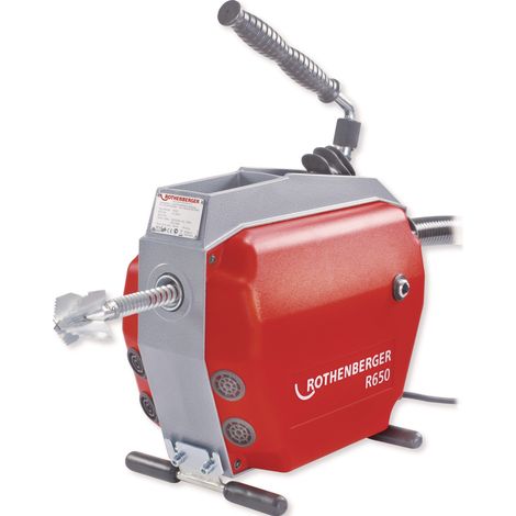 Macchina per la pulizia dei tubi R 650 230/50 V/Hz 623 giri/min 1350 W per tubi diametro 20-150 mm