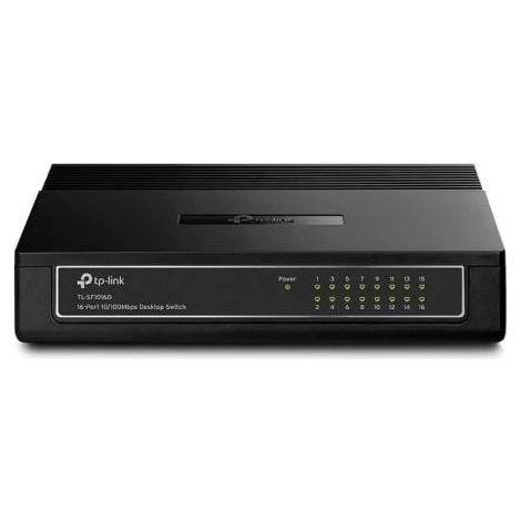 Switch de Sobremesa TP-Link TL-SF1016D 16P 100/100M Negro