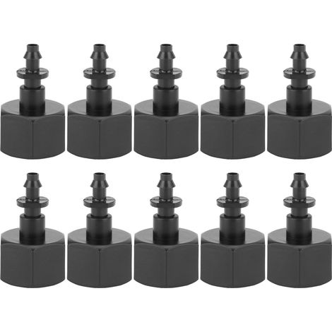 10 Stück G1/2 Innengewinde auf 6,5 mm Schlauchtüllen 4/7 Schlauchverbinder Bewässerungsarmaturen (1/5)