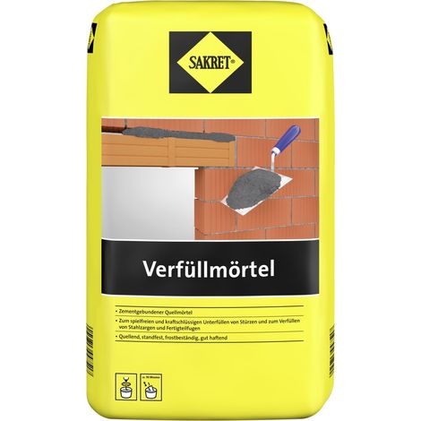 SAKRET Verfüllmörtel 10 kg Sack Mörtel