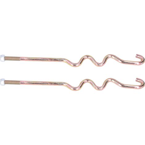 Jeu de 2 tiges de fixation batterie pour Club Car Precedent 2008+, barre de maintien avec écrous, remplacement pièce 103357701, accessoire chariot électrique. (1/5)