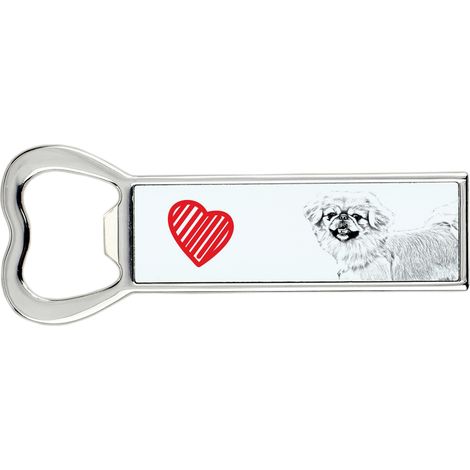 Pequinés: un abridor de botellas con forma de perro, un abridor de nevera personalizado, un regalo único para hombre de Art-Dog. (1/5)