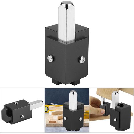 Ciseau de coin à angle droit bricolage découpe rapide haute précision outil menuiserie bois Noir (1/5)