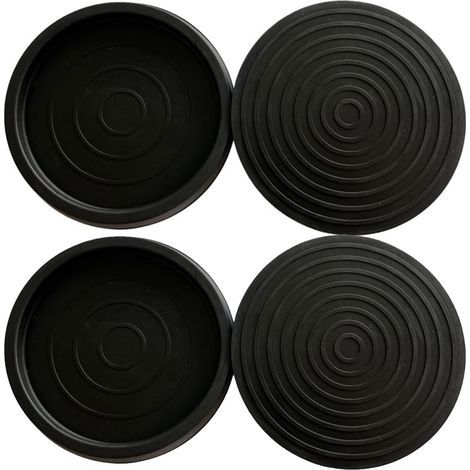 embouts ronds en caoutchouc silicone de 6 cm pour pieds de chaises, meubles, tabourets, tables et canapés. (1/5)
