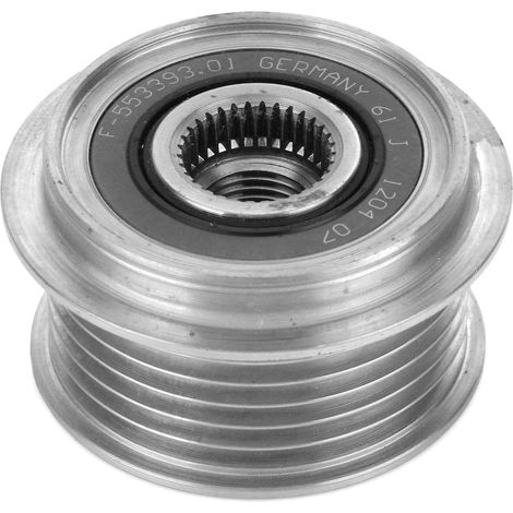 Poulie d'embrayage d'alternateur F-553393, pièce de rechange compatible Ford GALAXY, MONDEO, S-MAX. (1/5)
