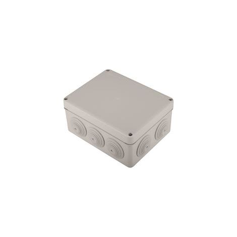 boite de dérivation - ip55 - 170 x 140 x 70 mm - couvercle - vis inox - bizline 100170