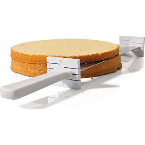 Original Kaiser Inspiration 2300670201 – Tagliatorta, Coltello per Torta con distanziatori Sweet & Style Lama Extra affilata, Acciaio Inossidabile, Multicolore (1/3)