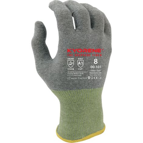 Gants KYORENE 00-101 taille 9, Résistant à l'abrasion/coupures, 12 Paires, Gris ( Prix pour Paquet de 12 Paires )