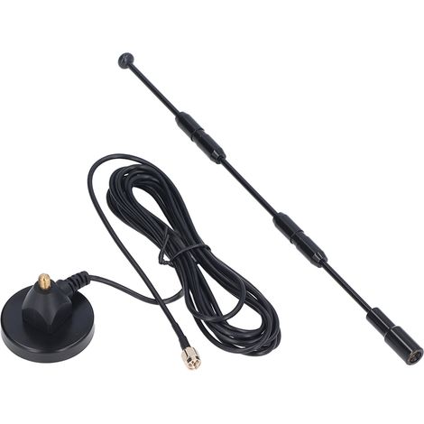 Antenne 4G Externe à Ventouse Haute Puissance - Tige en Cuivre pour Surveillance Sans Fil (1/5)