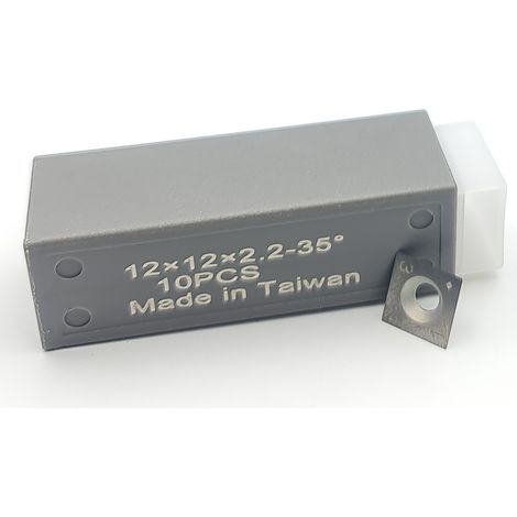 VHM Mehrfach-Kanteneinsätze für PVC 12x12x2,2 - 10 Stück