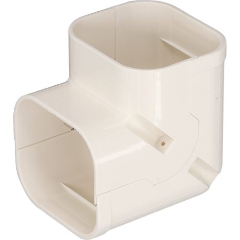 Accessoires pour gaines de tuyau de climatiseur, intérieur et extérieur, ensemble de gaines pour tuyaux en PVC, série 70, angle vertical 407 (1/5)