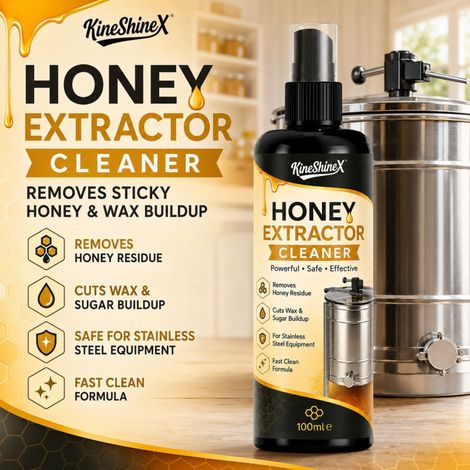 KineShineX Honigschleuder-Reinigungsspray – Spezial-Fleckenentferner und Reinigungsspray für Honigschleudern (1/5)