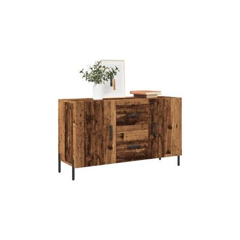 Buffet vieux bois 100x36x60 bois d'ingénierie (1/5)
