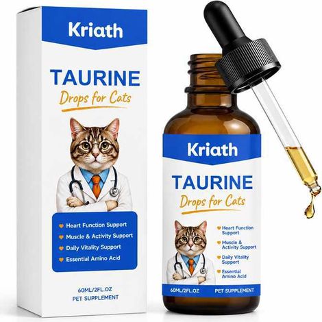 Gouttes nutritionnelles de taurine Amazon TK pour chats - 60 ml (1/5)