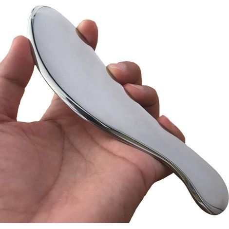 Stainless steel Gua Sha massage tool, Gua Sha muscle scraper, massage tool, soft tissue mobilization tool, physiotherapy tool - AquaForge (1/5)