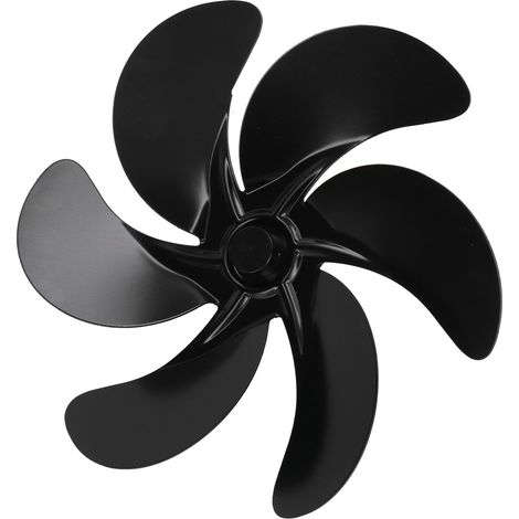 Pales de rechange universelles en alliage d'aluminium pour ventilateur de cheminée à 6 pales - Accessoires pour ventilateur de poêle