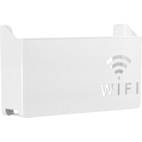 Aufbewahrungsbox aus ABS für WLAN-Router mit Router-Öffnungen, 24,5 x 6 x 14 cm, verschiedene Farben, 1 Stück (1/5)