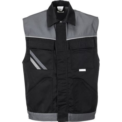 Planam Weste Highline Gr. S schwarz/schiefer/zink (1/5)