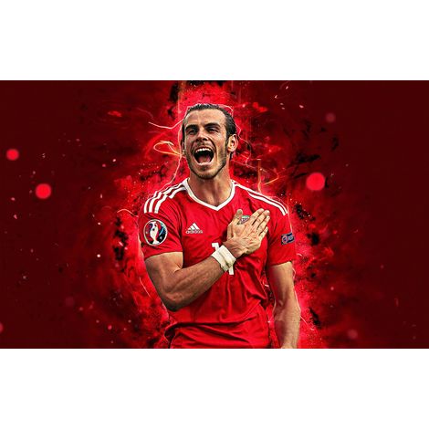 Papier peint panoramique Football - Joueur de Foot - 130 cm x 81 cm (1/2)