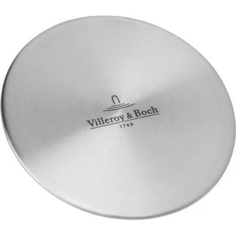 Tapa de desagüe para fregadero VILLEROY ET BOCH de acero inoxidable macizo