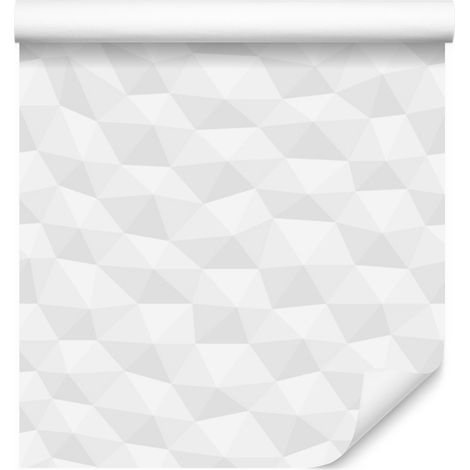 Papel pintado 3D con estampado geométrico moderno para salón y dormitorio, 50x1000 cm. (1/5)