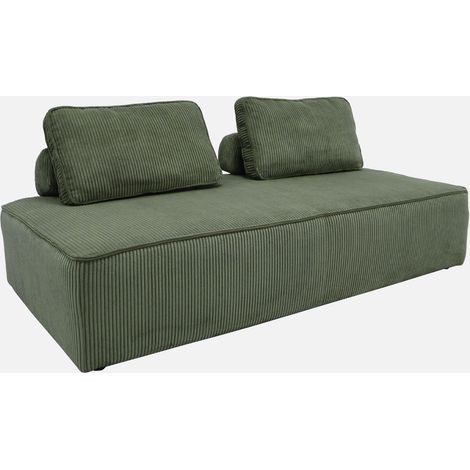 Sofá modular de pana, 2 plazas