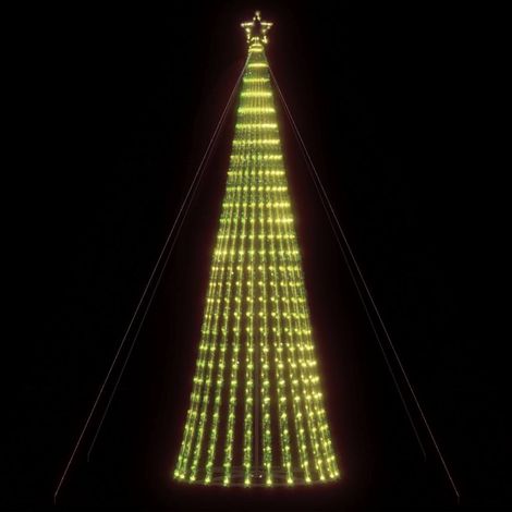 vidaXL Albero di Natale a LED 1028 LED Bianco Caldo 403 cm