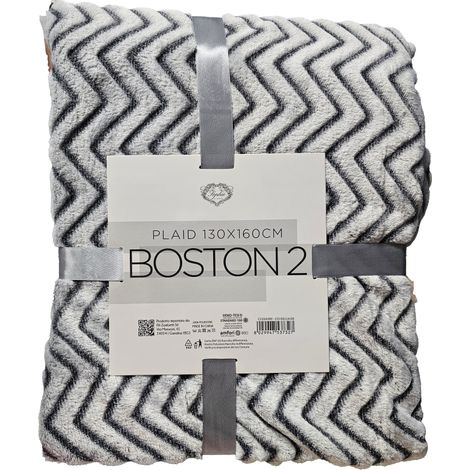 Plaid Boston 2 - 130 x 160 cm - Fantasie Varie