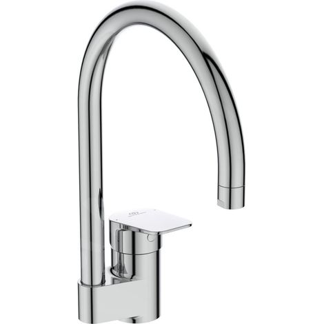Mélangeur évier monotrou 200mm chrome Ideal Standard BD339AA (1/4)