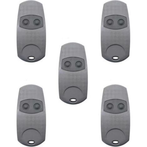 [NON UTILIZZATO] Set di 5 chiavi per portiere auto TOP432EE - 2 pulsanti - Telecomando universale compatibile con CAME TOP-432EE, TOP-432EV, TOP-432NA, TOP-432SA