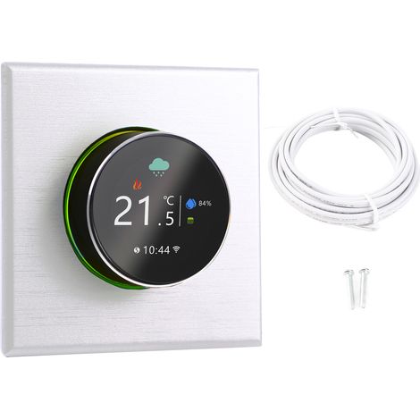 Intelligenter Thermostat, innovative WLAN-Technologie, Fernsteuerung, Sprachsteuerung, flexible Programmieroptionen, Temperaturregelung für die ganze Familie, Weiß, Steuerung