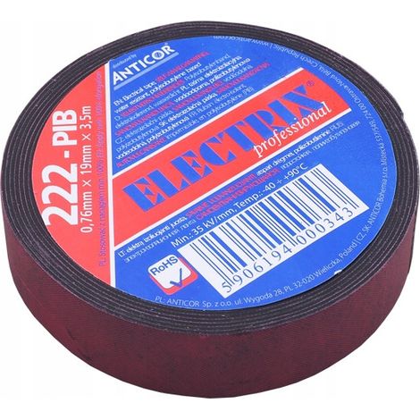 Nastro Electrix 222-PIB 19 mm x 3,5 m (1/3)