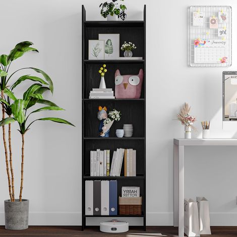 Bibliothèque, Étagère de Rangement 6 Niveaux, Style Scandinave (1/5)
