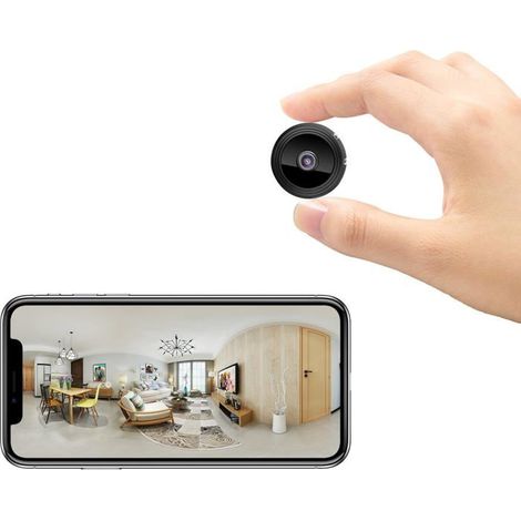 Mini caméra espion 1080P sans fil – Invisible, micro intégré – Détection mouvement – Surveillance discrète (1/5)