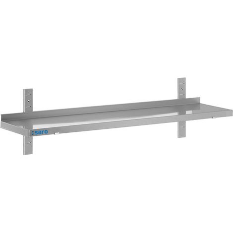Étagère Murale - Inox - 1000x400x350mm - 1 Niveau - Réglable - Saro