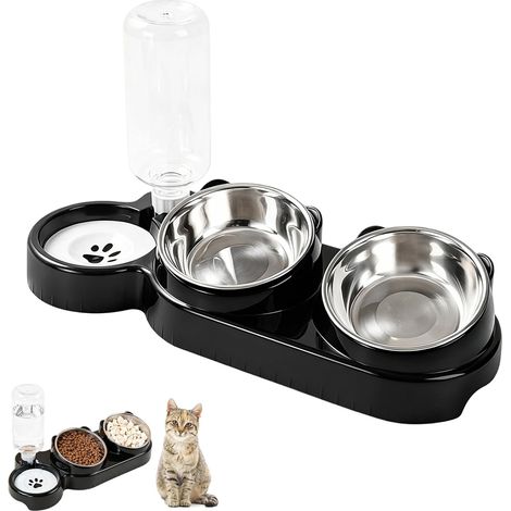 3 in 1 Cat Bowl, Raised Cat Bowl, Cat Bowl for Cats (1/5)