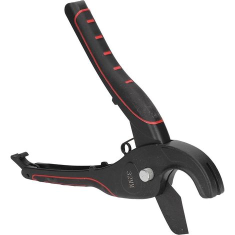 Cortatubos de PVC, mecanismo de trinquete, bloqueo automático, cuchilla reemplazable, tijeras para tubos de caucho CPVC PEX de 0 a 32 pulgadas. (1/5)