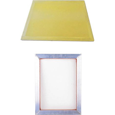 Set aus 2 wiederverwendbaren Aluminium-Siebdruckrahmen mit Raster zur Schablonenherstellung, 31 x 41 cm und 27 x 39 cm (1/5)