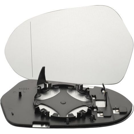 Lntyq Miroir de rétroviseur gauche asphérique chauffant avec plaque arrière pour Audi A6 2011 2012 2013 2014 2015 2016 2017 2018 OEM : 4G0857535 4G0857535B (1/5)