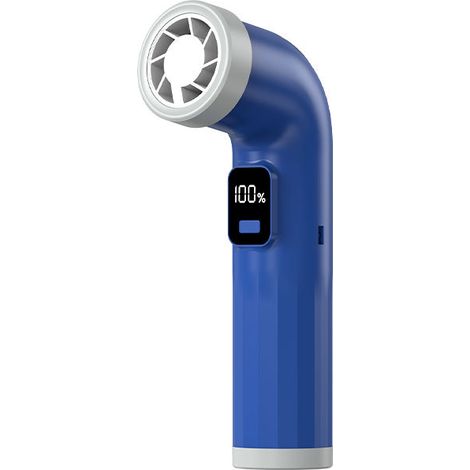 Ventilateur turbine – 100 vitesses – Col flexible – Batterie – Silencieux – USB – Bureau, voyage – Fraîcheur – Précis (1/4)