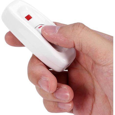 Interrupteur pour appareil électroménager - Interrupteur en ligne - Réparation de lampe - Avec indicateur LED - 7 x 2,3 cm - Blanc (1/5)