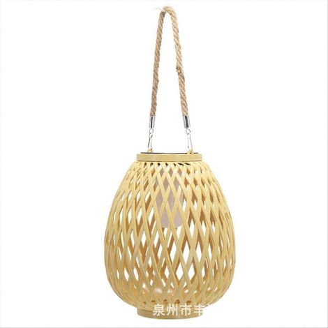Mini abat-jour tissé, abat-jour pour lampe suspendue, lumière chaude et peu profonde (1/5)