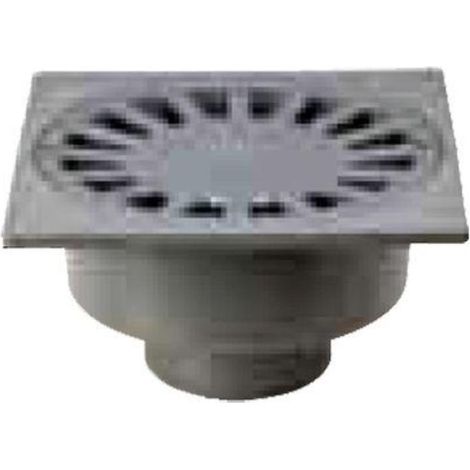 FPLUS sumidero sif.pvc 15x15 salida   50 gris oscu , sumidero sif.pvc 15x15 salida   50 gris oscu