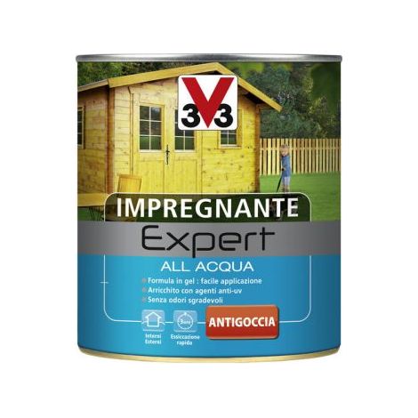V33 IMPREGNANTE EXPERT ACQUA NOCE CHIARO 0,750L - 1 pezzo