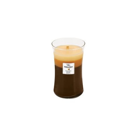 WOODWICK 92904E BOUGIE VERRE, MARRON, MEDIUM