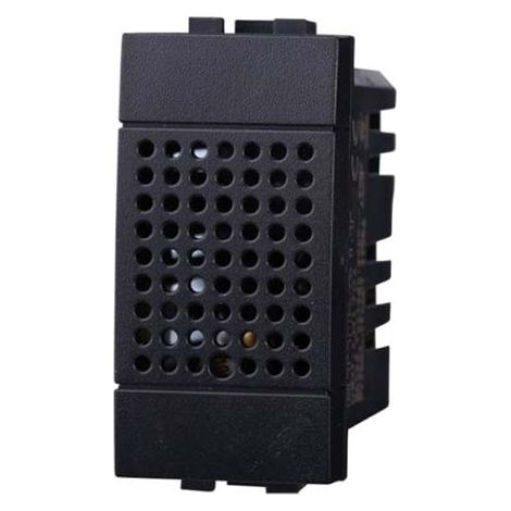 Schalter mit eingebautem Akustiksensor kompatible Bticino Livinglight schwarz Farbe